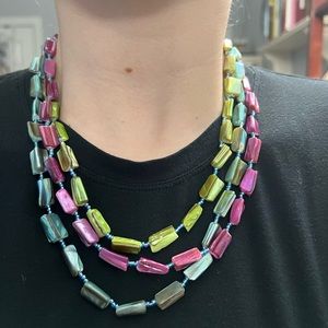 Tri-Colored necklace